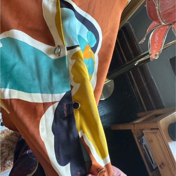 House of Harlow 1960 Multicolor Abstract Blouse - Picture 8 of 8